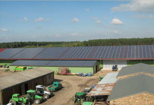 Neubau einer Photovoltaikanlage in Steinreich